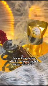 Promo Bukhur Gold Premium 50grm serbuk basah Fre arang magic 1 bungkus isi 10 keping