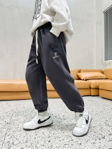 Spring Autumn Boys Sports Pants: New Style Versatile Sweatpants Long Trousers for Kids Ages 3-14