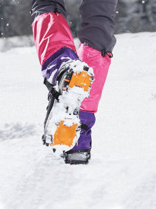 Professional Non Slip Gaiters Crampons Hiking Rock Climbing Snow Claw Anti-Fall Shoe Cover Kids Simple Nail Snow Boots Winter Ice Catch