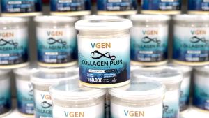 Vgen Collagen Plus Tripeptide Type2&3 วีเจนคอลลาเจนพลัส ไตรเปบไทด์ไทพ2&3 กระปุก 150 กรัม 1กระปุก