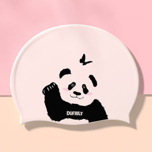 หมวกว่ายน้ำยางซิลิโคนสำหรับผู้หญิง 2025 ใหม่ ป้องกันหู ขนาดใหญ่ ไม่รัดหัว ป้องกันน้ำ ไม่ลื่น สำหรับผมยาว หมวกว่ายน้ำสำหรับผู้หญิง