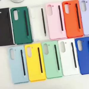 CASE SAMSUNG GALAXY Z FOLD 4 Z FOLD 5 Z FOLD 6 Z FOLD 7 Solid Color Matte With S-Pen Slot Case Cover Samsung Galaxy ZFold7 ZFold6 ZFold5 ZFold4 Ultrathin Hard PC - MM-225