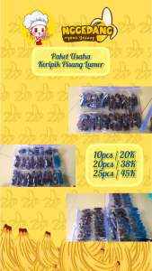 Paket Usaha Keripik Pisang Lumer / Paket Usaha / Paket Reseller / Keripik Pisang Lumer / Paket Hemat