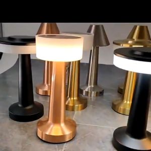 โคมไฟร้านอาหาร โคมไฟตั้งโต๊ะ โคมไฟ LED โคมไฟร้านอาหาร ใช้สำหรับโต๊ะอาหาร โคมไฟตั้งโต๊ะ ปรับ3แสง ห้องนอน โรงแรม และบาร์