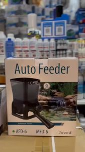 Jecod ADF-6 Automatic Aquarium Fish Pond Feeder High-Quality Metal 120° Rotation