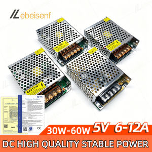 DC 5V 6A 8A 10A 12A 30W 40W 50W 60W Switching Power Supply AC 100-240V LED Driver For LED Strip Light Lighting DIY Project