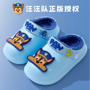 Dép Trẻ Em Cotton Mùa Đông 2025 Mới Hoạt Hình Lót Lông Cừu Chống Thấm Nước Cho Bé Trai Và Bé Gái Dép Cotton Mùa Đông Cho Trẻ Em