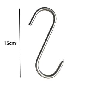 10 Chiếc Móc Thịt Bằng Thép Không Gỉ Hình Chữ S Móc Treo Thịt Dành Cho Nhà Bếp Làm Bánh Bộ Móc Treo Chắc Chắn