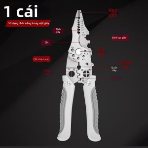 Công Cụ Bóc Dây Điện Kiêm Kìm Cắt