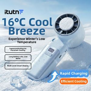 itutn | Wireless Portable Silent Desk Fan With Neck Strap