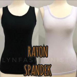LYNFASHIONISTA-TANKTOP WANITA TALI LEBAR KAOS SPANDEK RAYON ADEM TEBAL