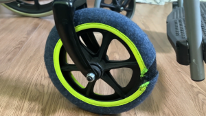 Ehucon Wear-Resistant Wheelchair Slippers Wheelchair Accessories Tire Cover to Protect Floor Carpet Multiple Sizes Wheel Cover