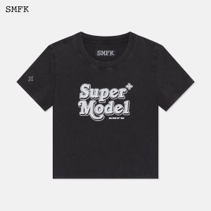 SMFK | Slim Fit Celebrity Same Style Dopamine Letter Print Tee