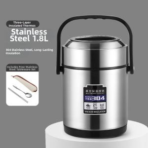 mibinuan | Portable Vacuum Insulated Stainless Steel Lunch Box