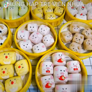 Xửng Hấp Tre Viền Nhựa Hấp Bánh Bao Dimsum (TV88)