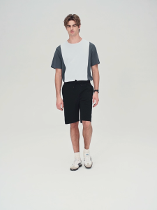 Giordano Mens Interlock Regular Drawstring Shorts 01106401