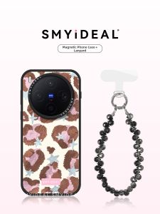 Smyideal | Magnetic Phone Case Pink Leopard Unique Design
