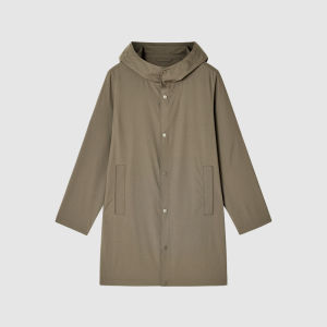 ICICLE | Spring Silk Wool Hooded Coat