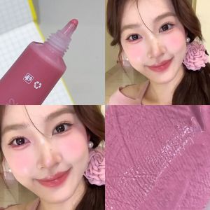 Herorange Liquid Blush Moisturizing Large Capacity 7g Peach Color Long-lasting Face Makeup Enhance Color Beauty Tools