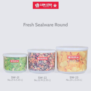 ( BISA COD ) LION STAR SW-21/22/23 / TEMPAT MAKAN BULAT / SEALWARE ROUND FRESH SMALLMEDIUMLARGE / TOPLES MAKANAN / TEMPAT SNACK PLASTIK / TOPLES MAKANAN BULAT / TEMPAT PENYIMPANAN MAKANAN / TEMPAT CEMILAN / TOPLES LEBARAN / TOPLES SNACK
