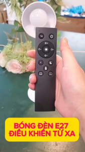 Bóng Đèn E27 Điều Khiển Từ Xa Qua Remote & Điện thoại Hẹn Giờ Linh Hoạt Dễ Lắp Đặt An Toàn Tiện Lợi