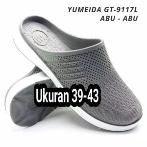 Sepatu selop karet yumeida lembut santai dewasa YM 9117