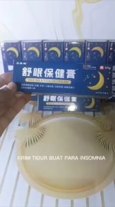 Krim Insomnia Salep Oles Alami Bantu Susah Tidur Nyenyak Anti Depresi Relaksasi Menenangkan Pikiran