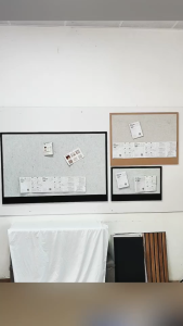 Felt Bulletin Board Cork Board Wall Decor 80*120cm Home Decor Sticker Background Board