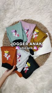 JOGER ANAK KARAKTER UNIQORN  1-12 TAHUN