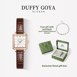 DUFFY GOYA | Vintage Classic Brown Womens Watch