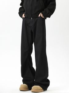 WUKONGYOUHUO | Loose Fitting Skinny Straight Leg Flared Denim Pants for Men