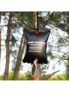 Portable Outdoor Camping Solar Energy Foldable Hot Water Bag Shower Bath Water Heating Bag Flower Shower Wild Camping Equipment