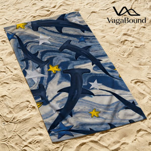Starry Hammerheads Quick Drying Beach Towels Ultra Lightweight Fast-drying Super Absorbent It is a must-have item for summer