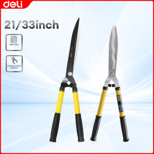 Deli Adjustable Telescopic Garden Hedge Shear 21\" / 33\" Heavy duty Garden Grass Tree Scissor Pruning Shears Gardening Tool DL2806 DL2805