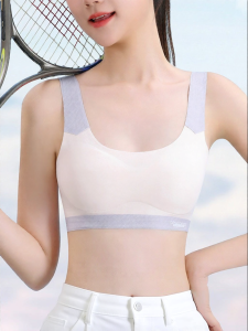 TINGMEI | Teen Sports Bra For Developmental Stage 9-16 Year Olds Anti-Shake Seamless