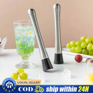 Bar Cocktail Shaker Mojito Mint Muddler Stainless Steel Wine Mixing Stick Cocktail Muddler Ice Crusher Hammer Bartenders Barware