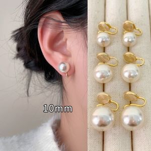 ต่างหูไข่มุกน้ำจืดธรรมชาติ ต่างหูแบบมีรู ต่างหูเงินแท้สำหรับผู้หญิง ดีไซน์ฝรั่งเศส สไตล์ไฮเอนด์ เครื่องประดับแฟชั่น