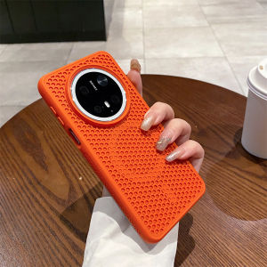 Phone Case For Huawei Mate 50 Pro Mate 60 70 Pro Plus Pura 70 Pro Plus Luxury Matte Heat Dissipation Hole Cooling Magnetic Wireless Charge PC Hard Cover Casing