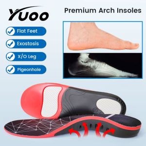 Yuoo 1Pair Orthopedic Insoles For feet Arch Foot Pad X/O Type Leg Correction Flat Foot Arch Support Sports Health Shoes Insert