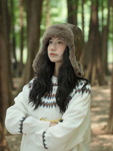 Ushanka Childrens Winter Outdoors Western Sichuan Tourist Hat Northeast Cycling Cold Protection Fleece Lined Padded Warm Keeping Hat