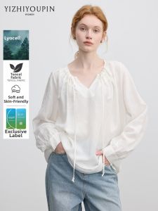 Cool and Comfortable Flax Cotton Linen Blend Womens Summer Shirt