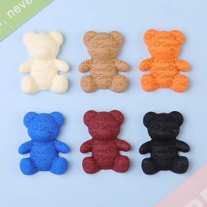 Sticker gắn dép sục Crocs hình gấu Smile nhiều màu