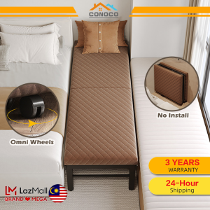 CONOCO Folding Bed Temporary Childrens Bed Widened Bed Soft-sided Bed Seamless Bed Expander Hospital Folding Guest Bed Office Nap Folding Bed 拼接床摺曡床