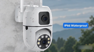 V380 PRO 100% Original dual lens CCTV camera connect to cellphone wifi connect 360 ip security 8MP Two-Way Audio Night Vision waterproof with audio and speaker cctv security cameras