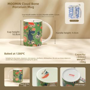 LOTUS BLUE | High-Aesthetic Moomin Mug