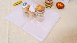 100pcs Kantong Plastik Packing 26x33 Plastik Opp Tebal Plastik Roti Tawar Bening