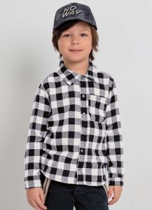 Kemeja Flanel Anak Laki-Laki Lengan Panjang Baju Anak Kotak-Kotak Premium Umur 3-13 Tahun