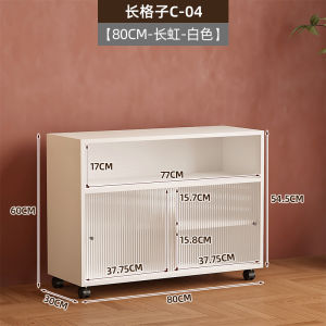 Bookshelf Trolley Rack Floor Movable For Home Simple Multi-Layer Snack Storage Rack Reading Bookcase with Wheels
