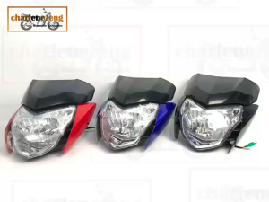 CHARLENE KAWASAKI ROUSER 135 HEADLIGHT ASSY W/ VISOR MOTORCYCLE FREE 1PCS SEATCOVER