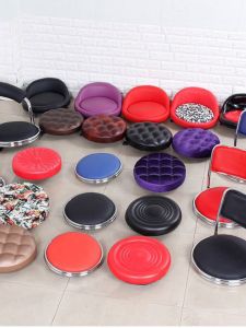 Household round Stool Surface Bar Counter Manual Soft Pad Chair Panel Bar Stool Sitting Face Seat Board Replacement Bar Chair Surface